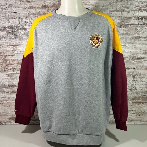 Men’s Mitchell & Ness Hardwood Classics Cleveland Cavaliers sweatshirt size 3XLB - Picture 2 of 9
